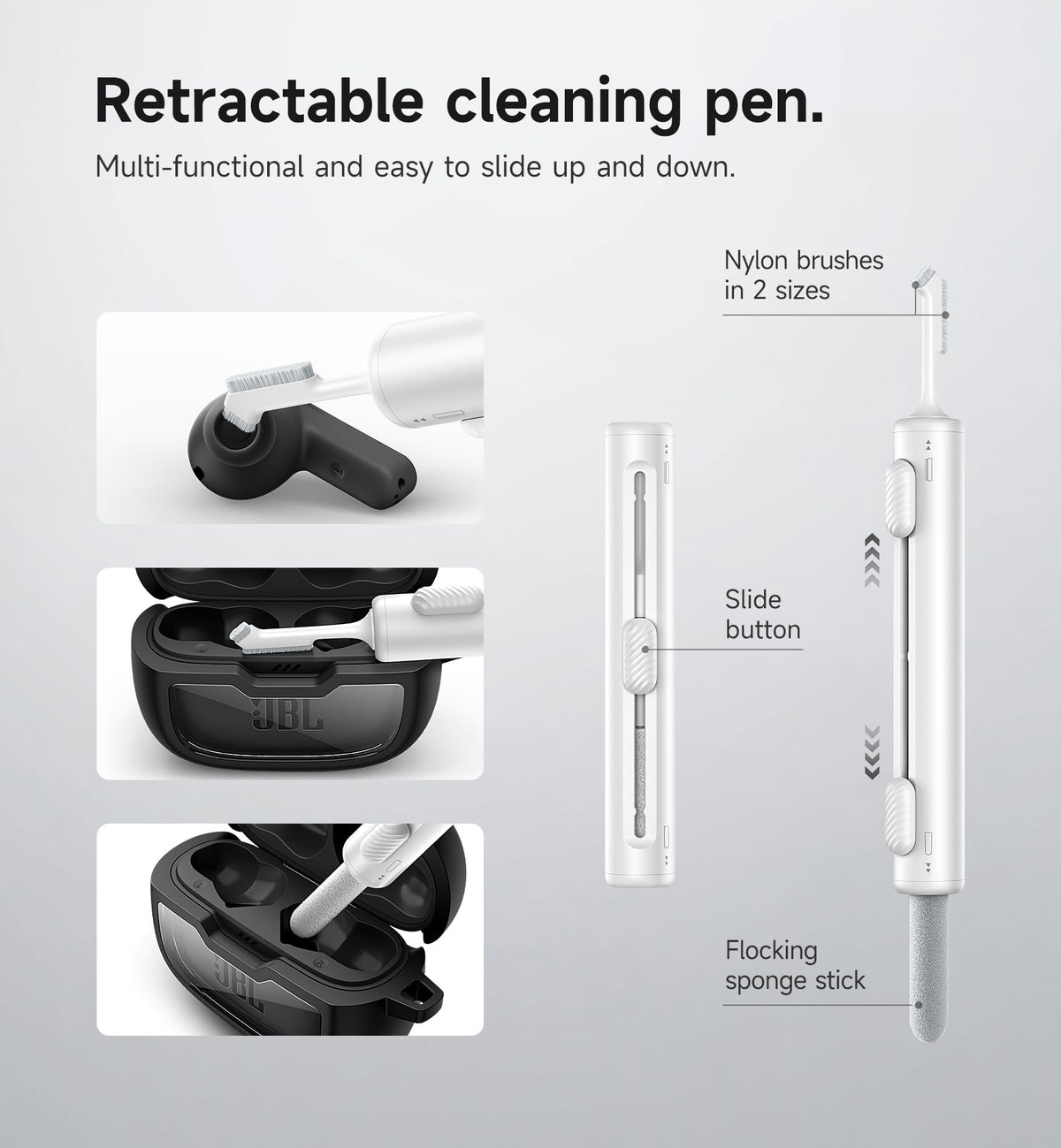 SURITCH magnetic lock emphasizes secure closure for JBL Vibe Beam