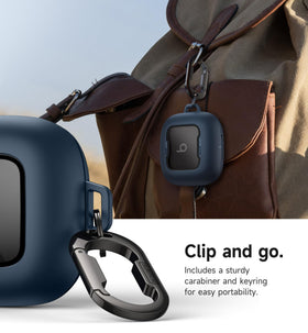 Suritch Powerbeats Pro 2 case precise port cutouts compatible with wireless charging.