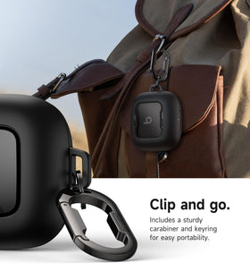 Precise port cutouts allow charging without removing the case