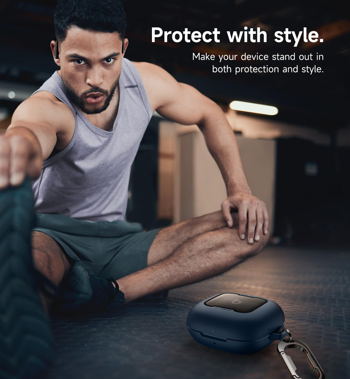 Suritch Powerbeats Pro 2 case with included cleaner kit for upkeep.