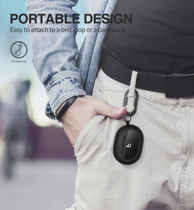 Includes rust-proof carabiner for easy belt or bag carry