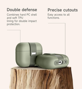 SURITCH on wireless charging pad showing convenient charge-with-case feature