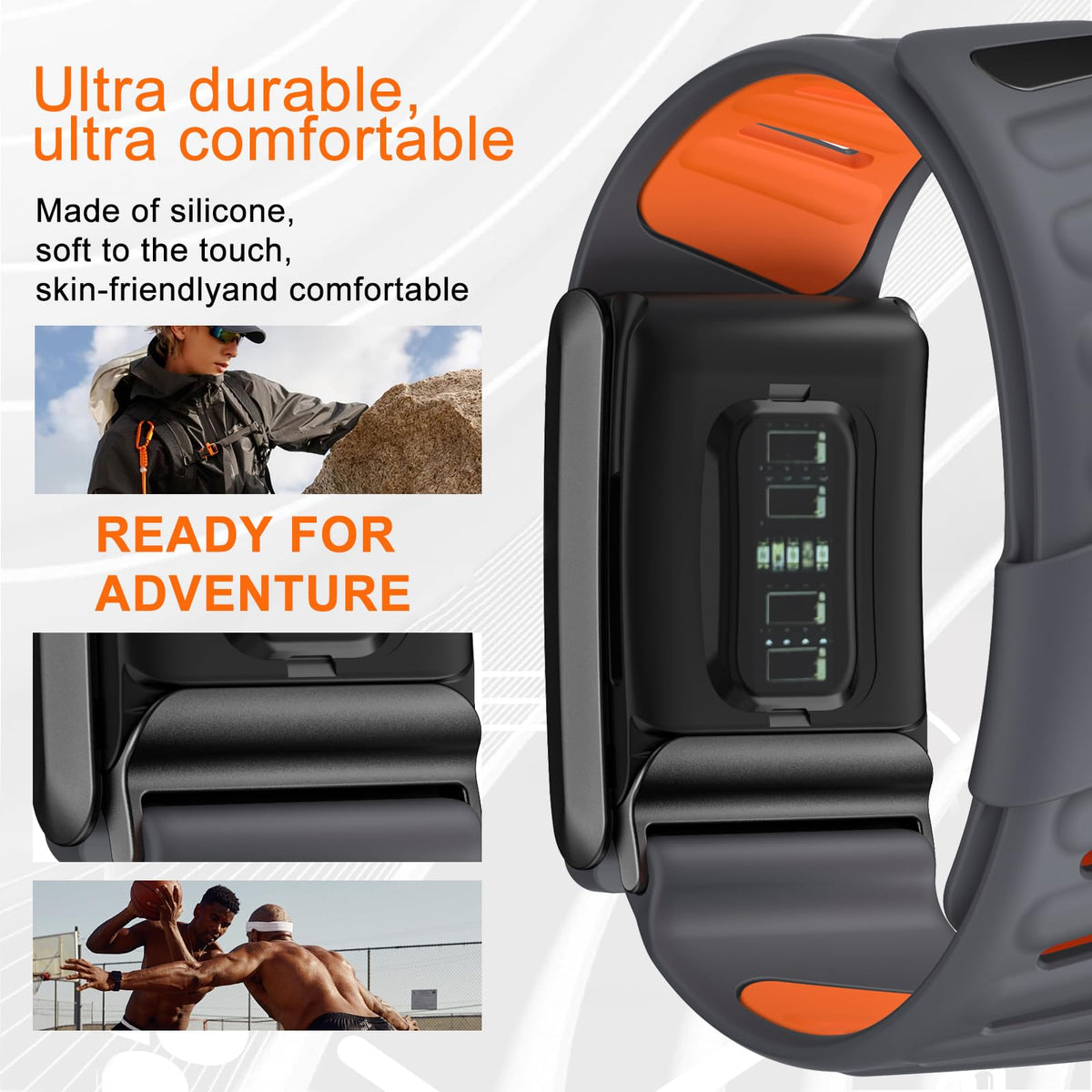 surundo band worn by runner, demonstrates secure fit during activity