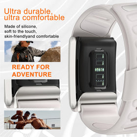 surundo band holding Whoop 4.0 module securely demonstrating stable fit