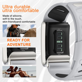 surundo wrist shot while running showing secure fit and sweat resistance benefit
