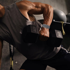surundo band styled on outdoor athlete, conveys sporty everyday versatility