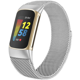 Surundo metal mesh loop band closeup showing premium finish for daily wear.