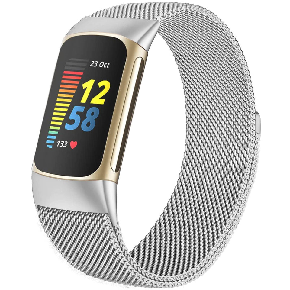 Surundo metal mesh loop band closeup showing premium finish for daily wear.