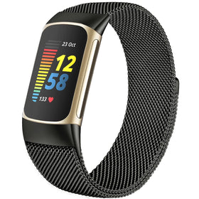 Surundo metal mesh loop band for Fitbit Charge 6, sleek daily wear.