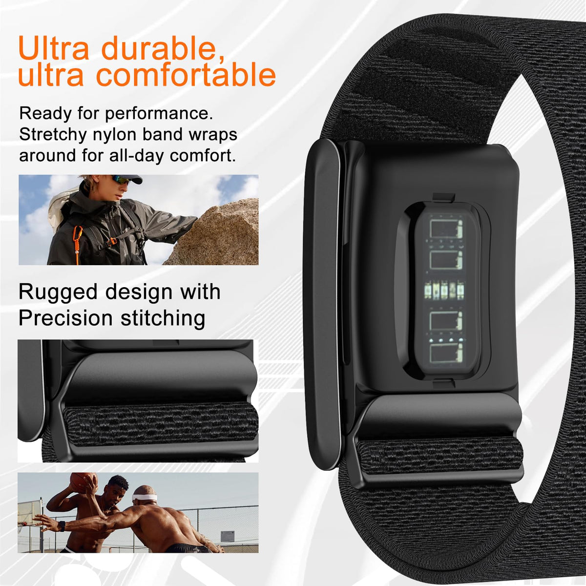 surundo on wrist during run demonstrating comfort and stability