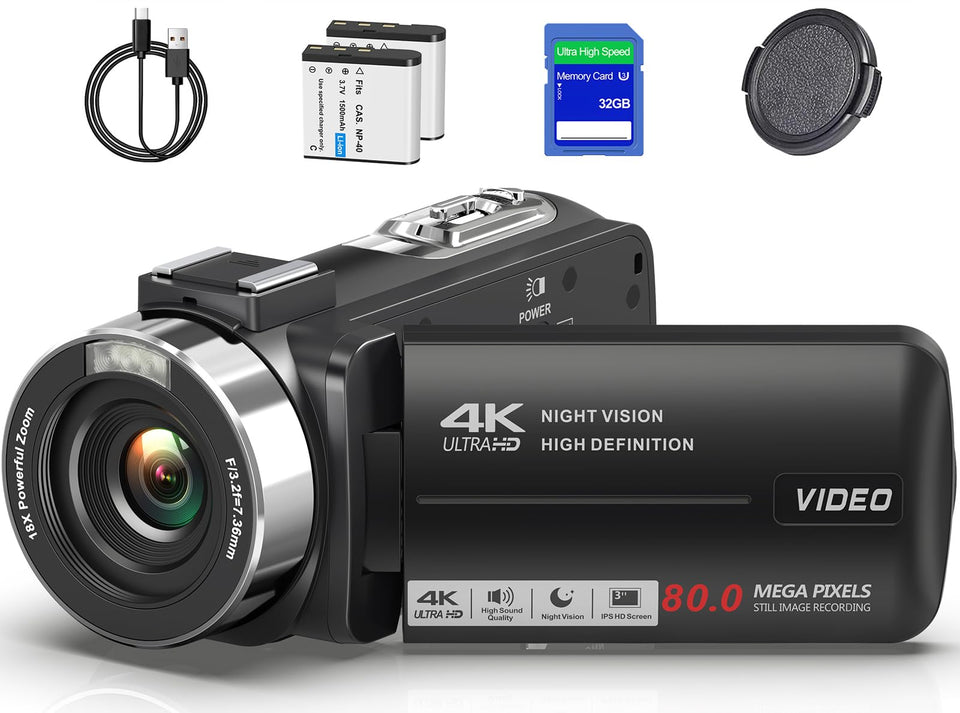 Suttie camcorder captures crisp 4K video and 80MP photos for YouTube vlogs