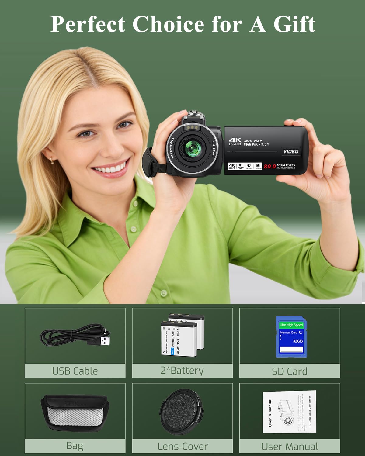 Suttie camcorder travel-friendly design ideal for on the go creators