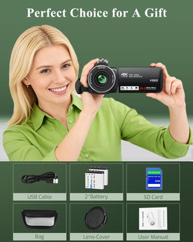 Suttie camcorder travel-friendly design ideal for on the go creators