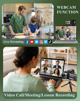 Suttie camcorder webcam mode for clear online meetings