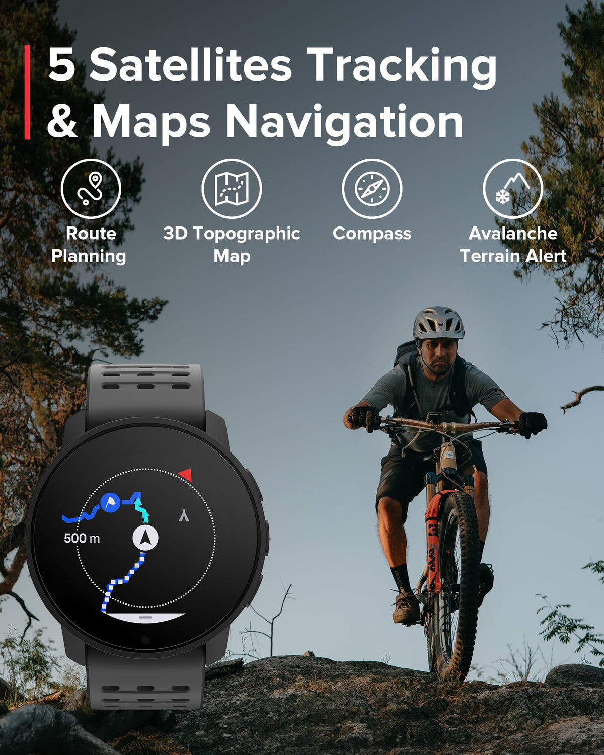 SUUNTO 9 Peak Pro battery life graphic highlights long endurance across modes