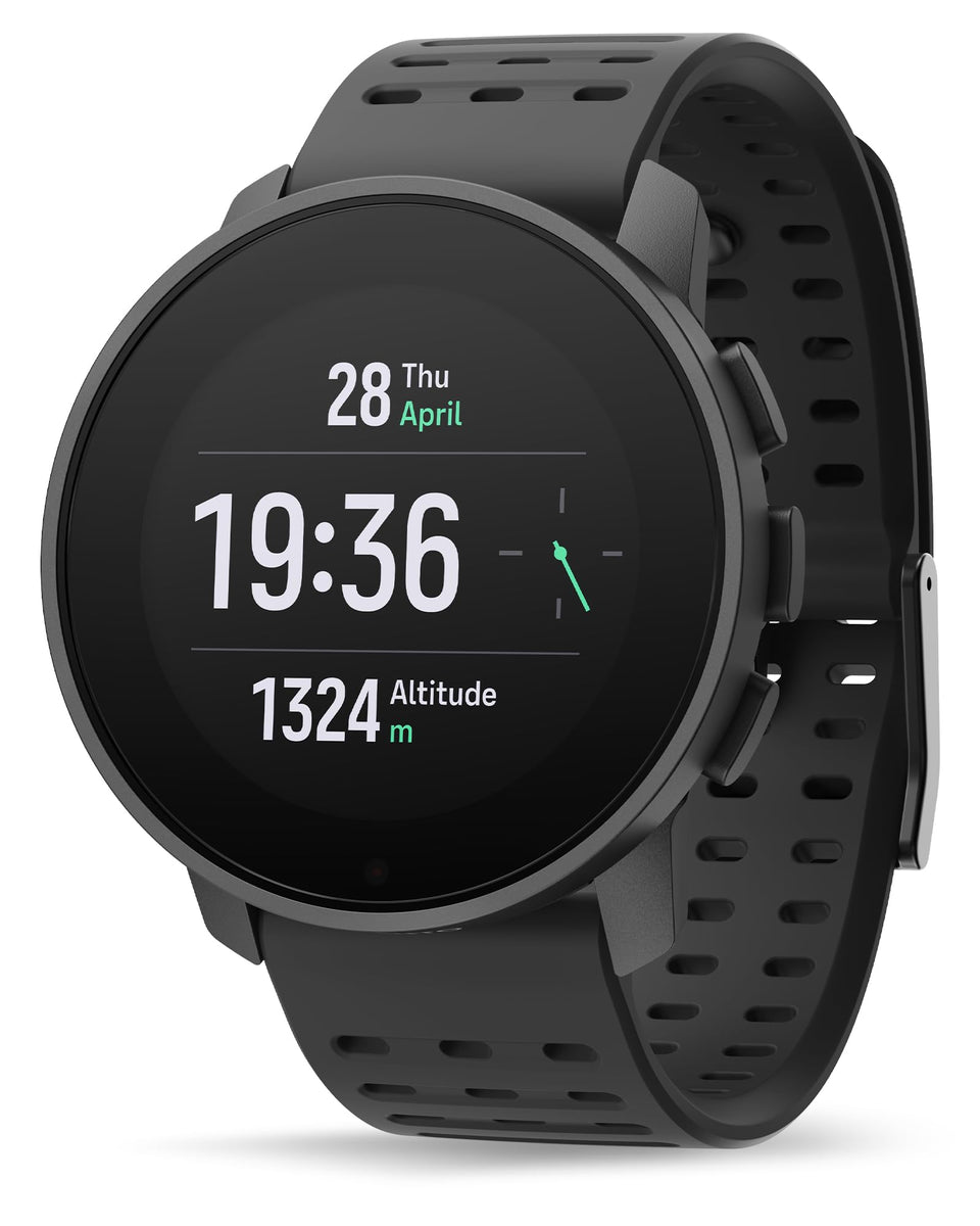 SUUNTO 9 Peak Pro front view highlights rugged build for demanding athletes during outdoor sessions
