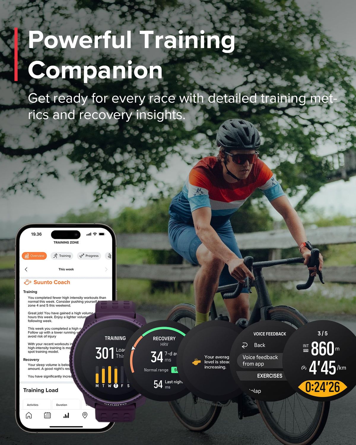 SUUNTO Race dual-band GNSS improves position accuracy in difficult environments