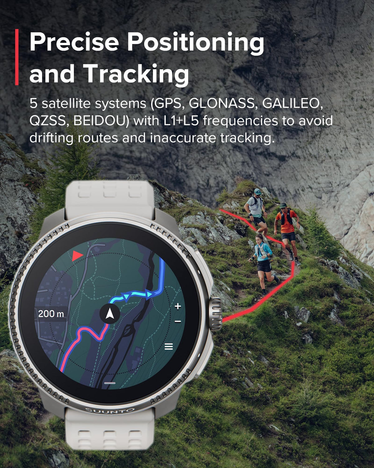 SUUNTO Race digital crown enables quick navigation during workouts