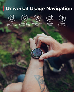 SUUNTO Race breadcrumb navigation and POIs guide long trail runs