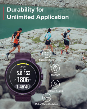 SUUNTO Race offline maps show routes, landmarks, and bearings for navigation