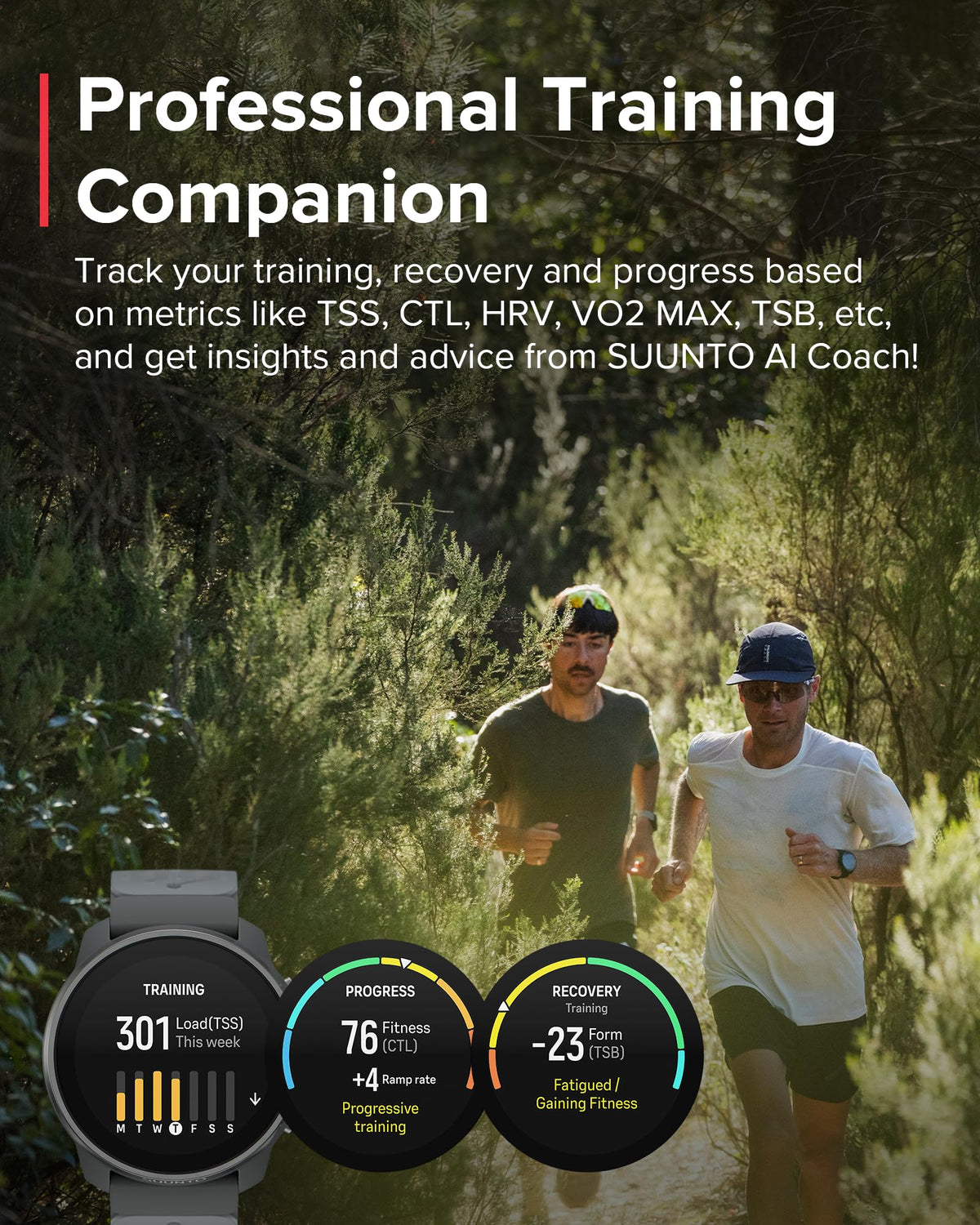 SUUNTO Race S battery life supports up to 13 days of daily use