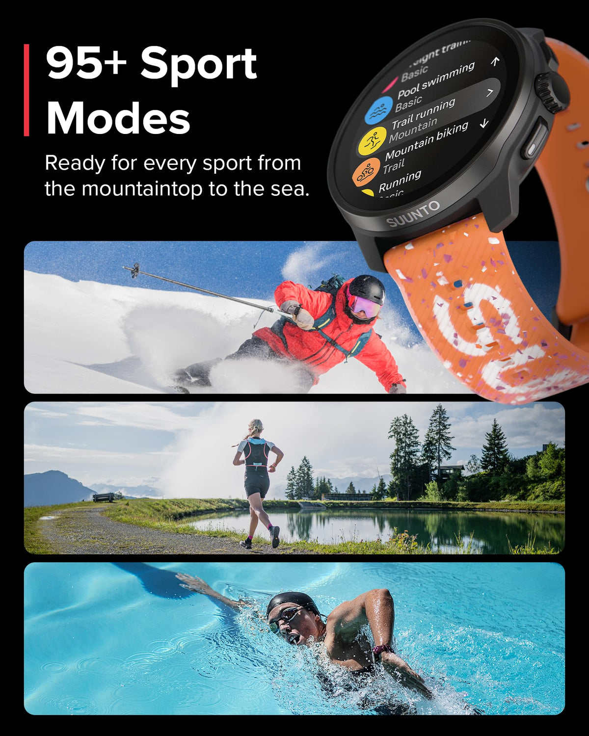 SUUNTO Race S health trends help track wellbeing.