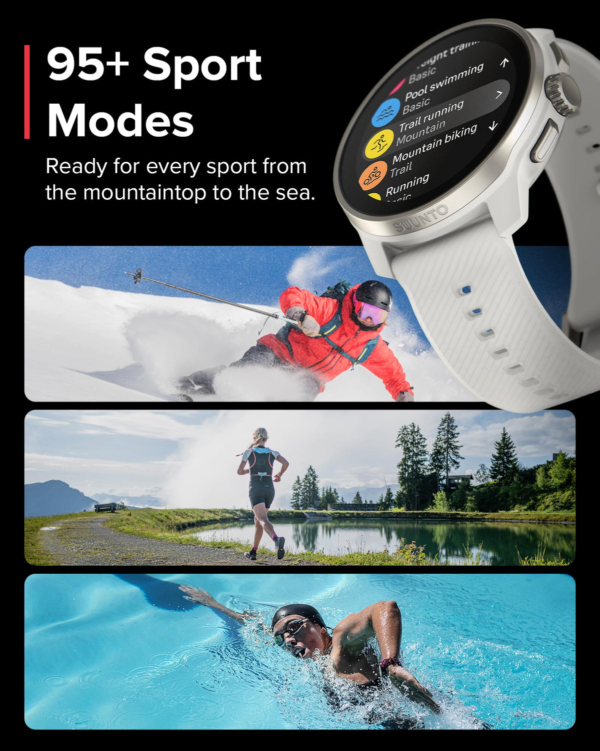 SUUNTO Race S menstrual cycle tracking helps plan training.