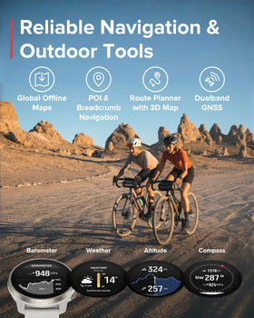 SUUNTO Race S offline maps for navigation on the go.