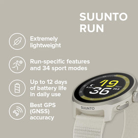 SUUNTO Run crown button for easy controls while running