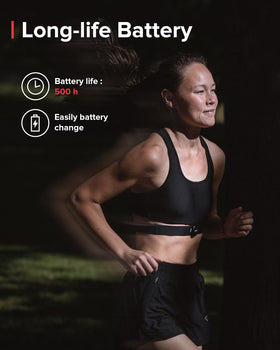 SUUNTO Smart Heart Rate Belt bluetooth-connection pairs with popular apps.