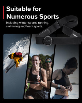 SUUNTO Smart Heart Rate Belt durable-design withstands tough workouts.
