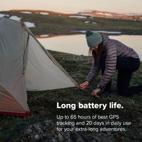 SUUNTO Vertical 2 dual-band GPS maintains route accuracy in tough terrain.