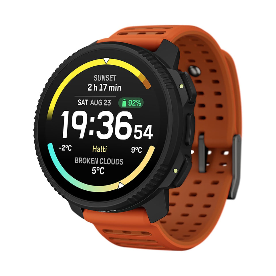 Suunto Vertical 2 front view with rugged design and clear display