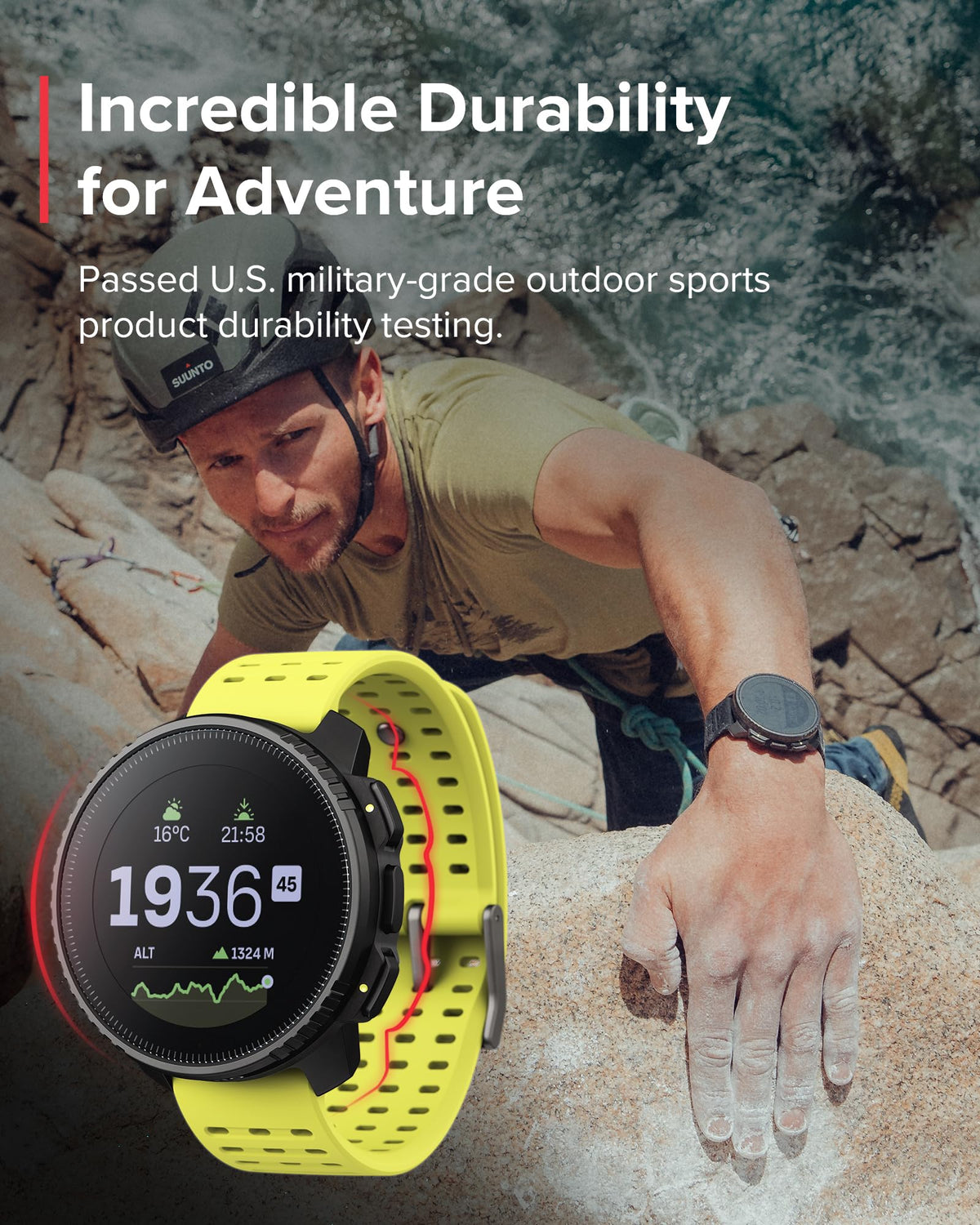 SUUNTO Vertical barometer supports weather awareness and elevation insights