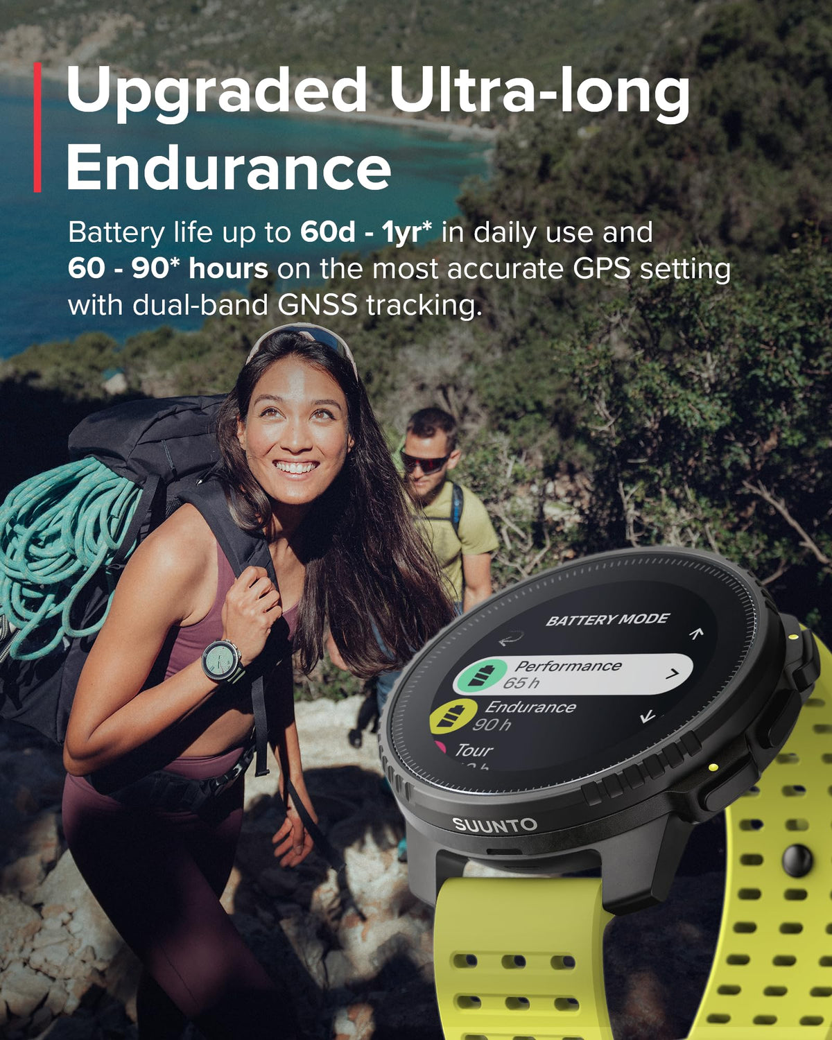 SUUNTO Vertical dual-band GPS delivers precise tracking in harsh terrain