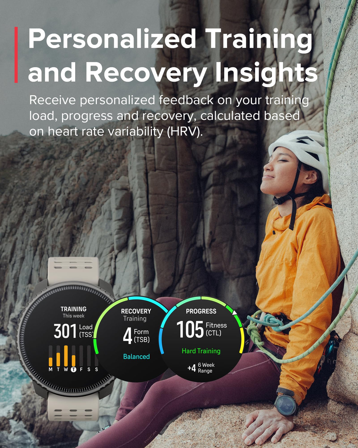 SUUNTO Vertical Titanium model with solar charging for extended use in sun
