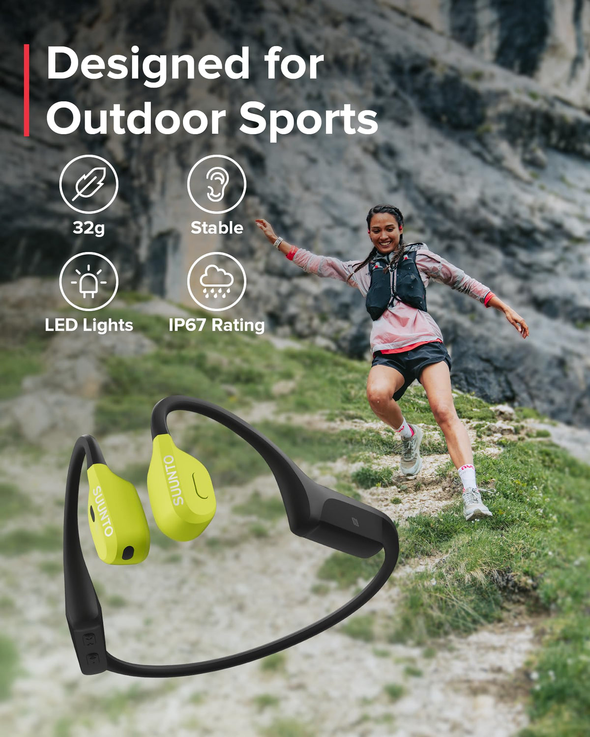 SUUNTO Wing charging stand keeps you powered longer.