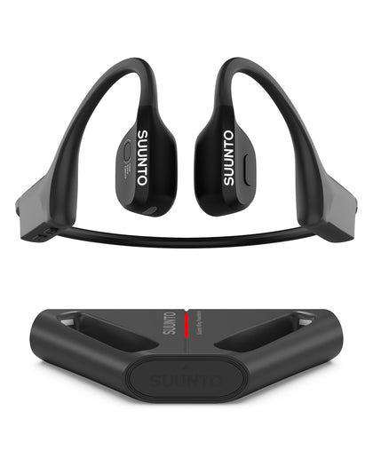 SUUNTO Wing front view showing frame and open-ear design and comfortable fit