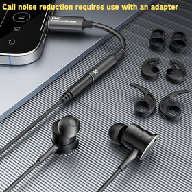 Suyuzrey wired headphones offer noise canceling calls for clear conversations.
