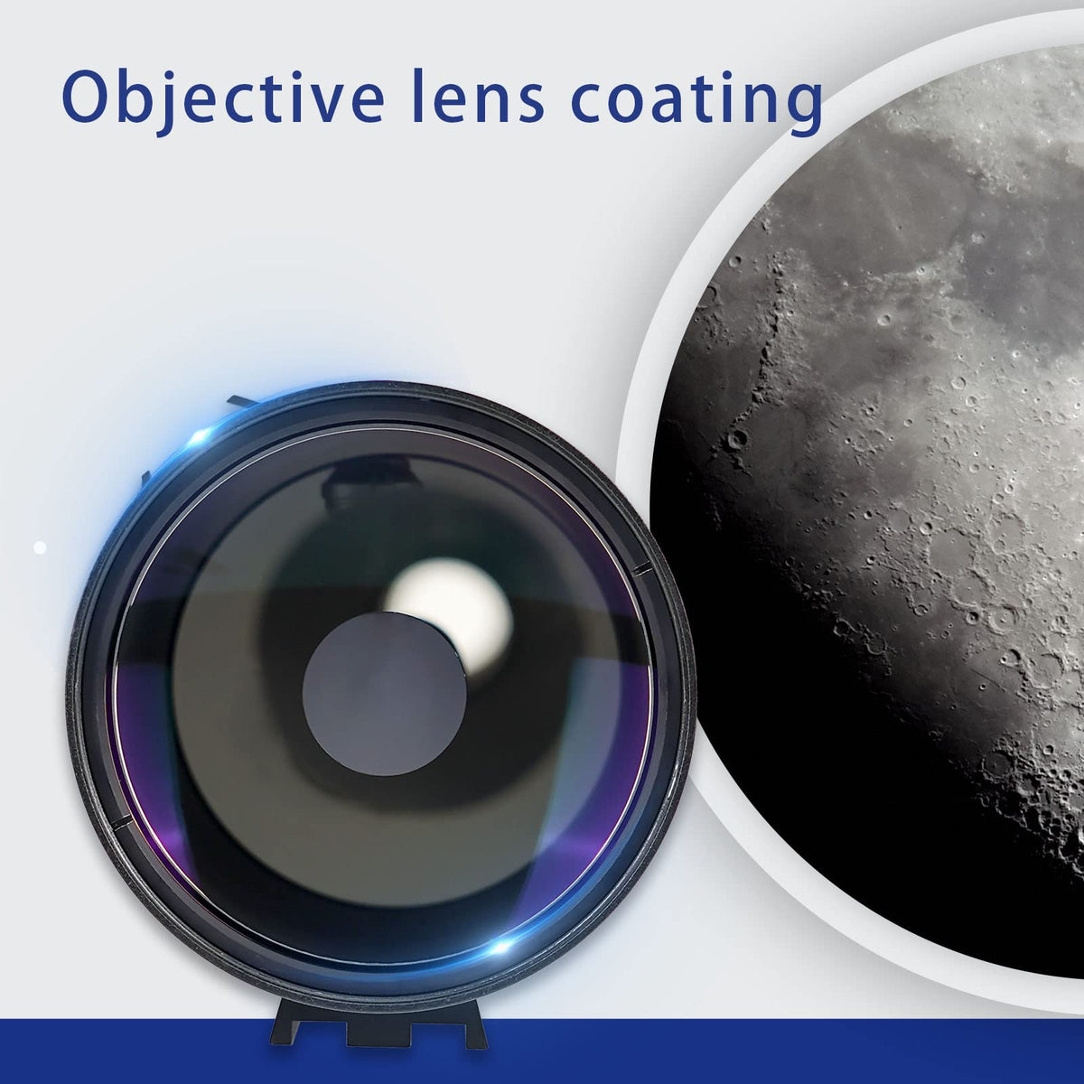 SVBONY MK105 99.99% reflectivity coatings boost image contrast.
