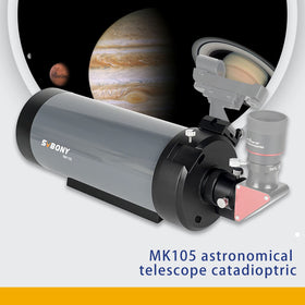 SVBONY MK105 optics close-up showing dispersion-free imaging potential.