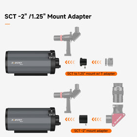 SVBONY MK127 dual-speed focus for quick coarse and precise fine tuning.