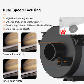 SVBONY MK127 Maksutov-Cassegrain optics delivering high-contrast images.
