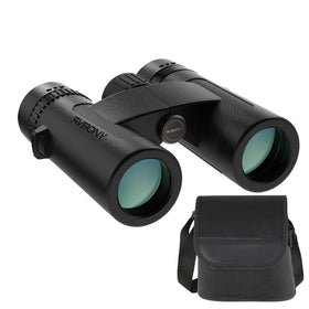 SVBONY SV202 8x32 ED binocular front view showing compact field-ready design.