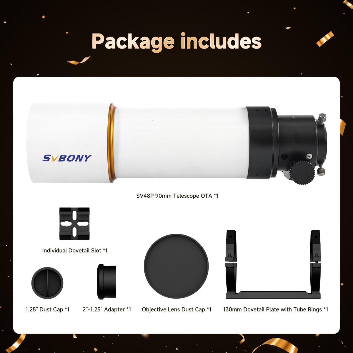 SVBONY SV48P 360-degree rotation supports flexible composition