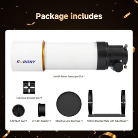 SVBONY SV48P 360-degree rotation supports flexible composition