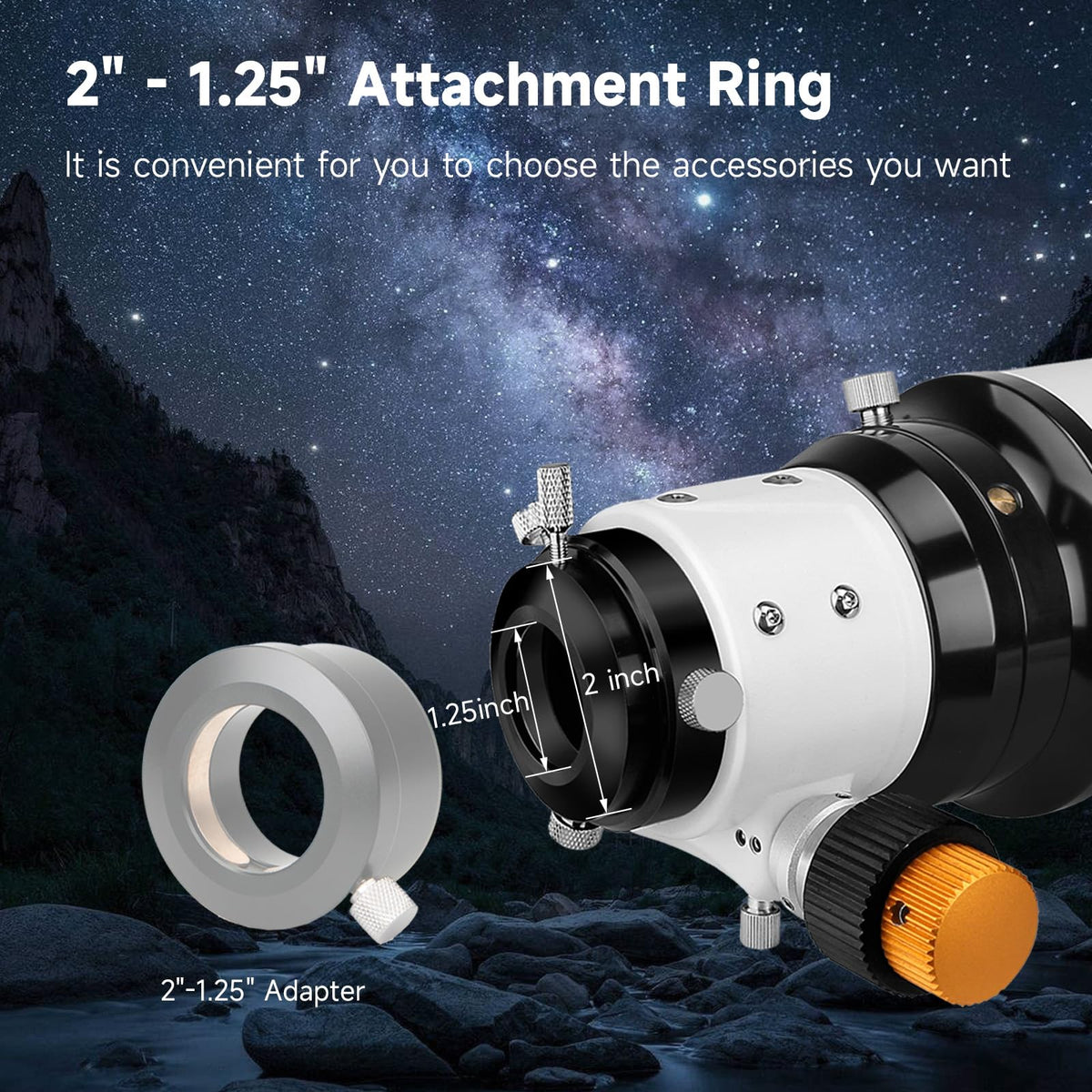 SVBONY SV503 360° field rotator aids camera alignment and framing