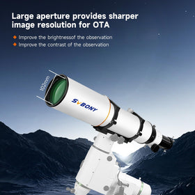 SVBONY SV503 714mm focal length enabling planetary viewing with precision