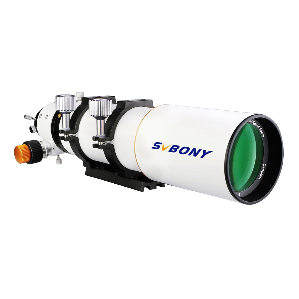 SVBONY SV503 80mm ED refractor telescope for clear, color-true views.
