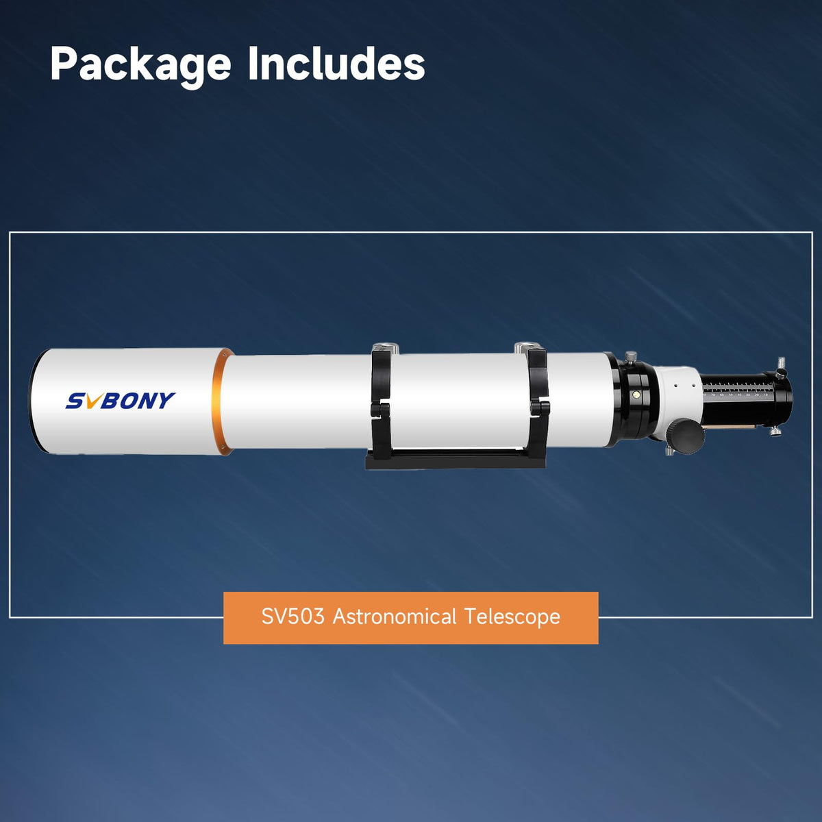 SVBONY SV503 setup ready for night sky observation and imaging